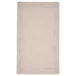 VÅRARV Tablecloth, dark grey/natural, 145x240 cm