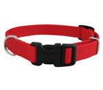 Chaba Adjustable Dog Collar 25mm x 60cm, red