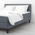 SÄBÖVIK Divan bed, Vissle grey, 140x200 cm