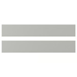 LERHYTTAN Drawer front, light grey, 60x10 cm