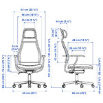 LÖPARBANA Gaming chair, Vissle green