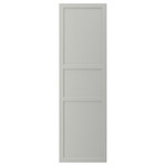LERHYTTAN Door, light grey, 60x200 cm
