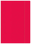 Folder with Elastic Band A4, Fluo raspberry red, 10pcs
