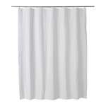 Shower Curtain GoodHome Drina 180 x 200 cm, white