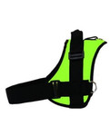 Dog Harness with Seat Belt Size S, neon green