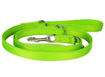 Chaba Adjustable Reflective Leash 20, lime green