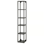 ENHET High fr w shelves, anthracite, 30x30x180 cm