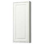 TÄNNFORSEN Wall cabinet with door, white, 40x15x95 cm