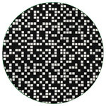 BRÄNNBOLL Gaming rug, black, 195 cm