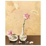 VILJESTARK Vase, clear glass, 8 cm