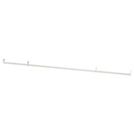 JOSTEIN Frame bar, in/outdoor, white, 162-270 cm
