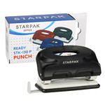 2-Hole Punch 5.5mm, plastic, 1pc, black