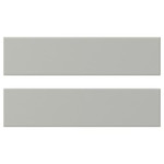 LERHYTTAN Drawer front, light grey, 40x10 cm