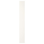FORSAND Door with hinges, white, 25x195 cm