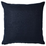 MAJBRÄKEN Cushion cover, black-blue, 50x50 cm