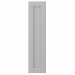 LERHYTTAN Door, light grey, 20x80 cm