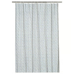 DOCKBÅT Shower curtain, white/multicolour, 180x200 cm