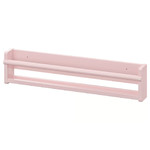 FLISAT Wall storage, pale pink, 70x9x16 cm