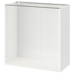 METOD Base cabinet frame, white, 80x37x80 cm
