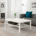 LACK Coffee table, white, 118x78 cm