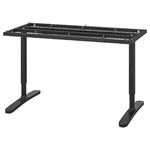 BEKANT Underframe for table top, black, 140x60 cm