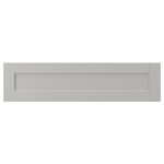 LERHYTTAN Drawer front, light grey, 80x20 cm