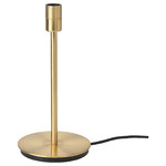SKAFTET Table lamp base, brass-colour, 30 cm