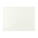 FÄRVIK 4 panels for sliding door frame, white glass, 75x236 cm