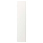 VIKANES Door with hinges, white, 50x229 cm