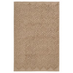 FJÄLLKATTFOT Bath mat, beige, 50x80 cm