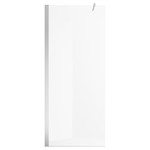 OPPEJEN Shower screen, glass, 84x199 cm