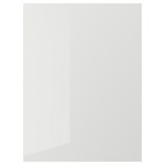 RINGHULT Door, high-gloss light grey, 60x80 cm