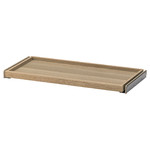 KOMPLEMENT Pull-out tray, white stained oak effect, 75x35 cm