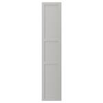LERHYTTAN Door, light grey, 40x200 cm