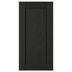 LERHYTTAN Door, black stained, 30x60 cm