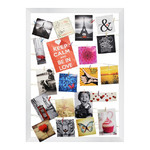 Collage Frame for Photos 55 x 75 cm, string, white