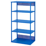 PLATSA Open shelving unit, blue, 60x40x120 cm