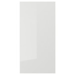 RINGHULT Door, high-gloss light grey, 30x60 cm