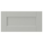 LERHYTTAN Drawer front, light grey, 40x20 cm