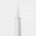 SMÅLOM LED taper candle, battery-operated white