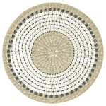 PENNFISK Place mat, natural/sedge handmade, 37 cm