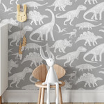 Wallpaper - Dino Grey, 1 roll