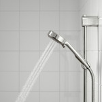 BROGRUND Shower set with thermostatic mixer, chrome-plated