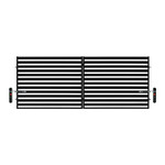 Double Swing Gate Steel 4 x 1.54 m, black