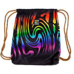 Drawstring Bag School Shoes/Clothes Bag Rainbow