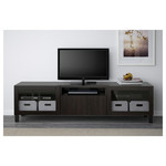 LAPPVIKEN Drawer front, black-brown, 60x26 cm
