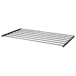 BOAXEL Drying rack, anthracite, 80x40 cm