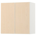 SMÅSTAD Wall cabinet, white birch, with 1 shelf, 60x30x60 cm