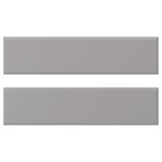 BODBYN Drawer front, grey, 40x10 cm