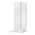 Wall Panel PVC 2700 x 250 mm, silver strip, 3.38 m2